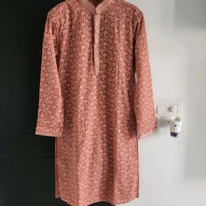 Men Mohan Lal Sons Mauve Kurta