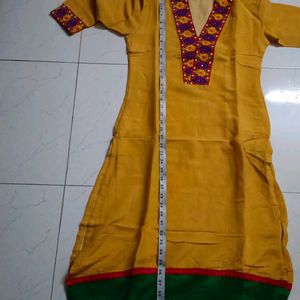 Yellow Kurti