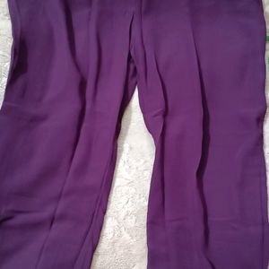 Purple Trendy Long Umbrella Suit