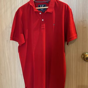 Red Louis Philippe Polo T-shirt