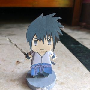 Anime Naruto Shippuden Sasuke Chibi Figurine(Paper)