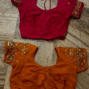 Two Beautiful Party Wear Blouse ....One Is Ranipin