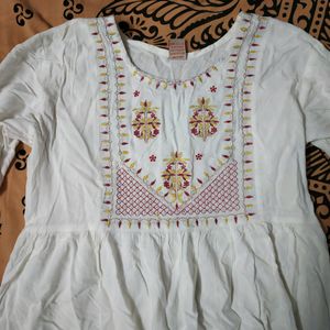 White Kurti for Women