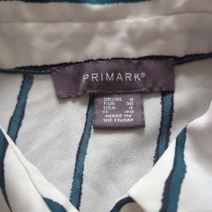 PRIMARK Size 8 Striped Shirt