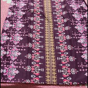 Crepe Straight Kurti