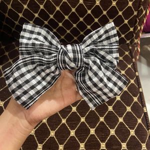 Gingham Big Size Hair Bow Pack Of 3