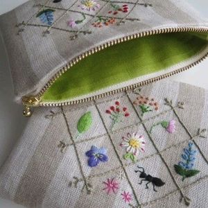 Hand Embroidered Clutch