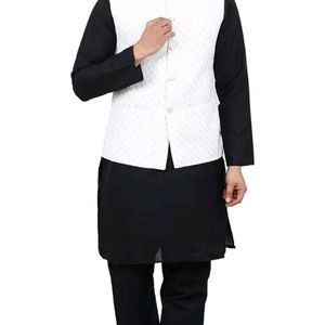 Men's W-Designer Jute Nehru Jacket