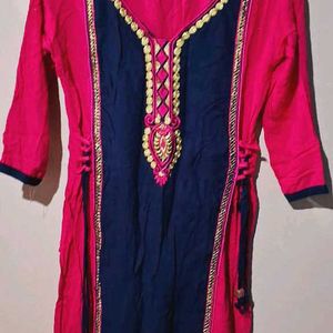 Comfy Desi Navy Blue Kurta