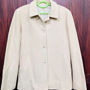 Beige Overcoat