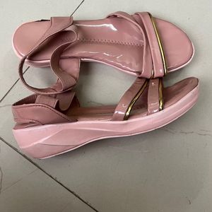 Women Pink Wedge Sandal