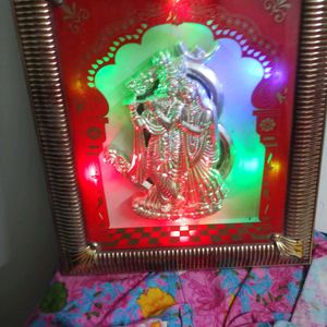 Radha Krishna Lighting Frame