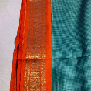 Cotton Silk Pure  Gadwal Saree