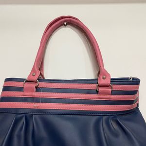 Blue sling purse