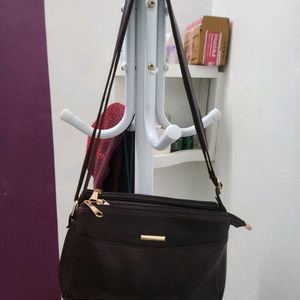 Teakwood  Leather  Sling bag