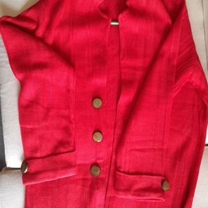 Women Clothes Red Kurta