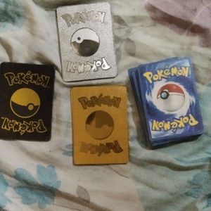 Pokemon Cards (Golden And Silver 8 Card)Or Blue 41