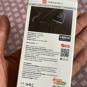 Portronics Usb To Lightning Cable Iphone