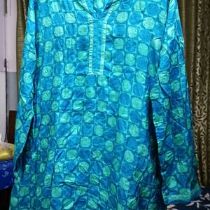 🆕132. Short Kurti Dark Cyan 🆕