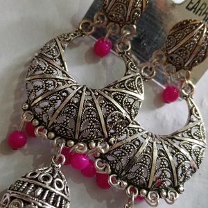 Beauty Full Rani Pink Earrings