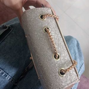 30rs Delivery Discount 🎉Golden Glitter  Purse