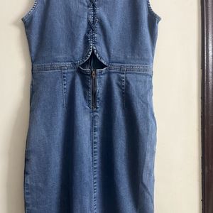 Denim Cut Out Dress