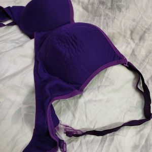 Purple Padded Bra