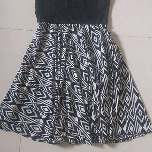 Black & White Short Dress