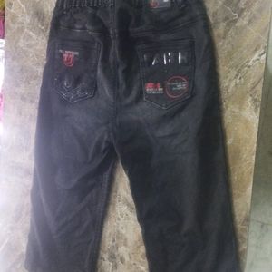 Black Cargo Pant For Boys