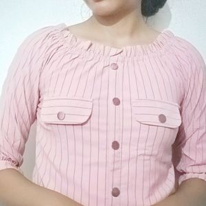 Light Pink Cute Top❤️