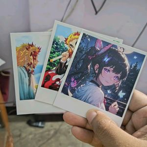 Demon slayer Polaroid Cards