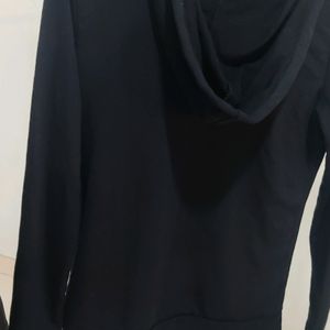 Black Hoodie Top