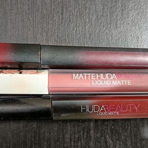 Huda Beauty Combo Of 3 Lipstick