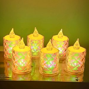 Led Multicolour Smokeless Candles