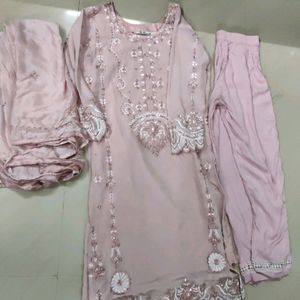 Pakistani Cutwork Kurti Set