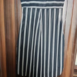 Striped Sleeveless Formal shirt