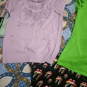 Combo Of 4 Tops T Shirt Style In Xl Size