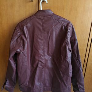 Brand New Burgandy Leather Jacket