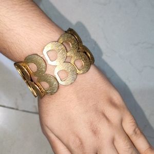 Golden bracelet party wear