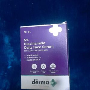 NIACINAMIDE FACE WASH And  SERUM From The Derma Co