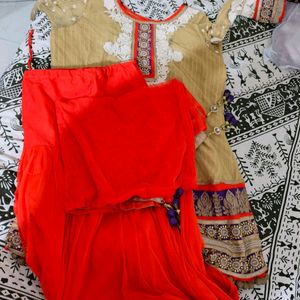 Embellished Punjabi Patalia Suit