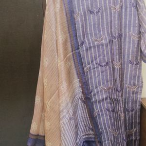 Purple Kurta Dupatta