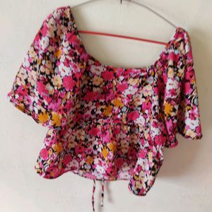 New Without Tag Floral Top