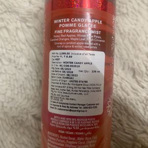 winter candy apple fine fragrance mist