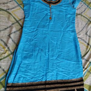 Fantabulous Aqua Blue Kurta