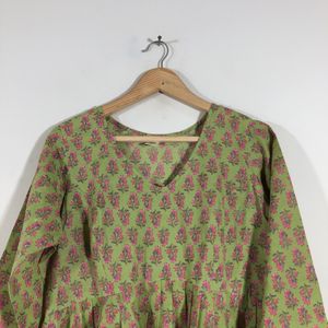 30rs Off🚚 Green Printed Top(Women’s)