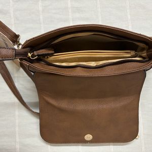 🆕David Jones Brown Handbag/Sling Bag