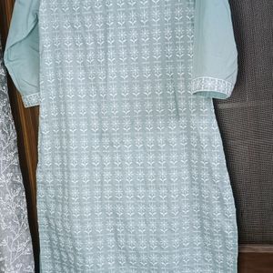 Cotton Chikankari Kurta