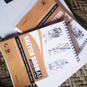 askprints A5 Sketch Book ( Pack Of 2 ) 50 Sheet