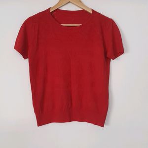 Red Casual Top(Women's)